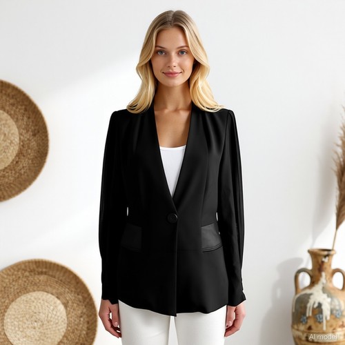 Glam blazer schwarz tailoriert - glam,