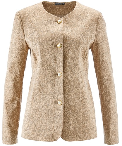 Jacquard blazer 38 gold - gr.,