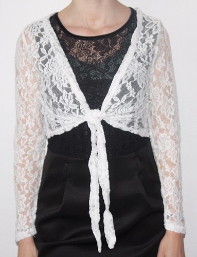 Bolero abend jacke - abend, brautstola
