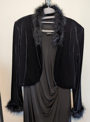 Schwarze samtjacke für den - schwarze,