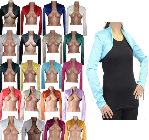Damen langarm satin - damen,