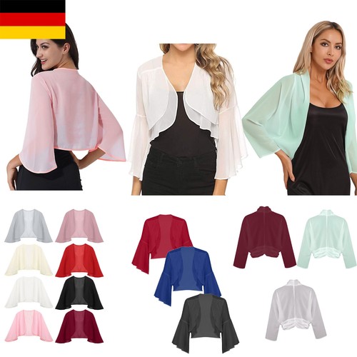 Damen chiffon bolero - chiffon,