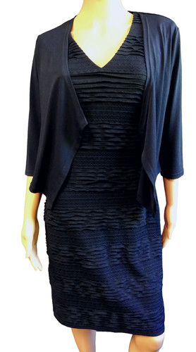 Vera mont blaues abendkleid - blaues,