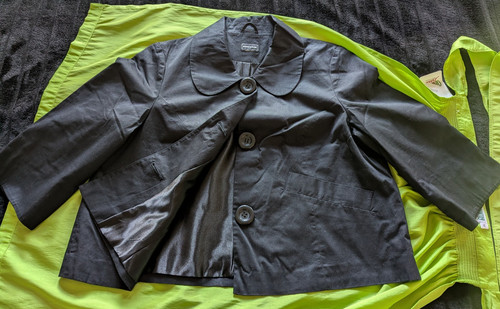 Abendjacke schwarz 44 - schwarz, gr.44