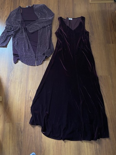 Abendkleid samt bordeaux - abendkleid,